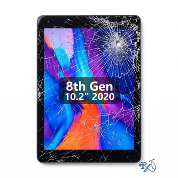 iPad 8th Gen Screen / Glass Replacement iPad 8th Gen Cracked Glass Screen Replacement