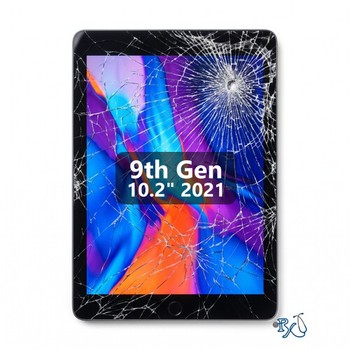 iPad 9th Gen Screen / Glass Replacement iPad 9th Gen Cracked Glass Screen Replacement